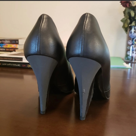 SOLDStella McCartney Heels Wooden Wedge Booties Leather Pumps - Picture 8 of 11